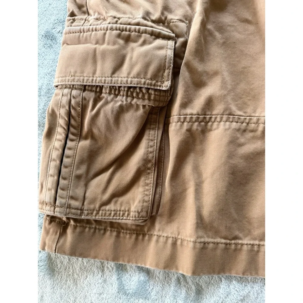 Cremieux Men's Cargo Shorts Khaki Heavy Duty Casual Outdoor Large Pockets Sz 38